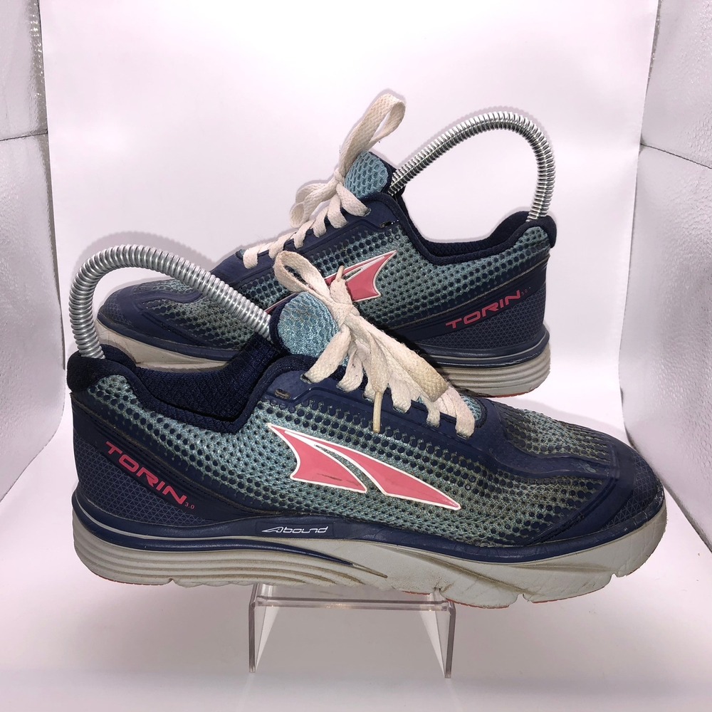 Altra Torin 5.0 Road Running Shoes Women's Size 8 Navy Pink FootShape‎